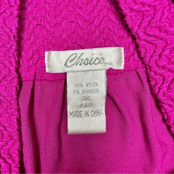 Choice Fuchsia Strapless Tube Top - Picture 4 of 5